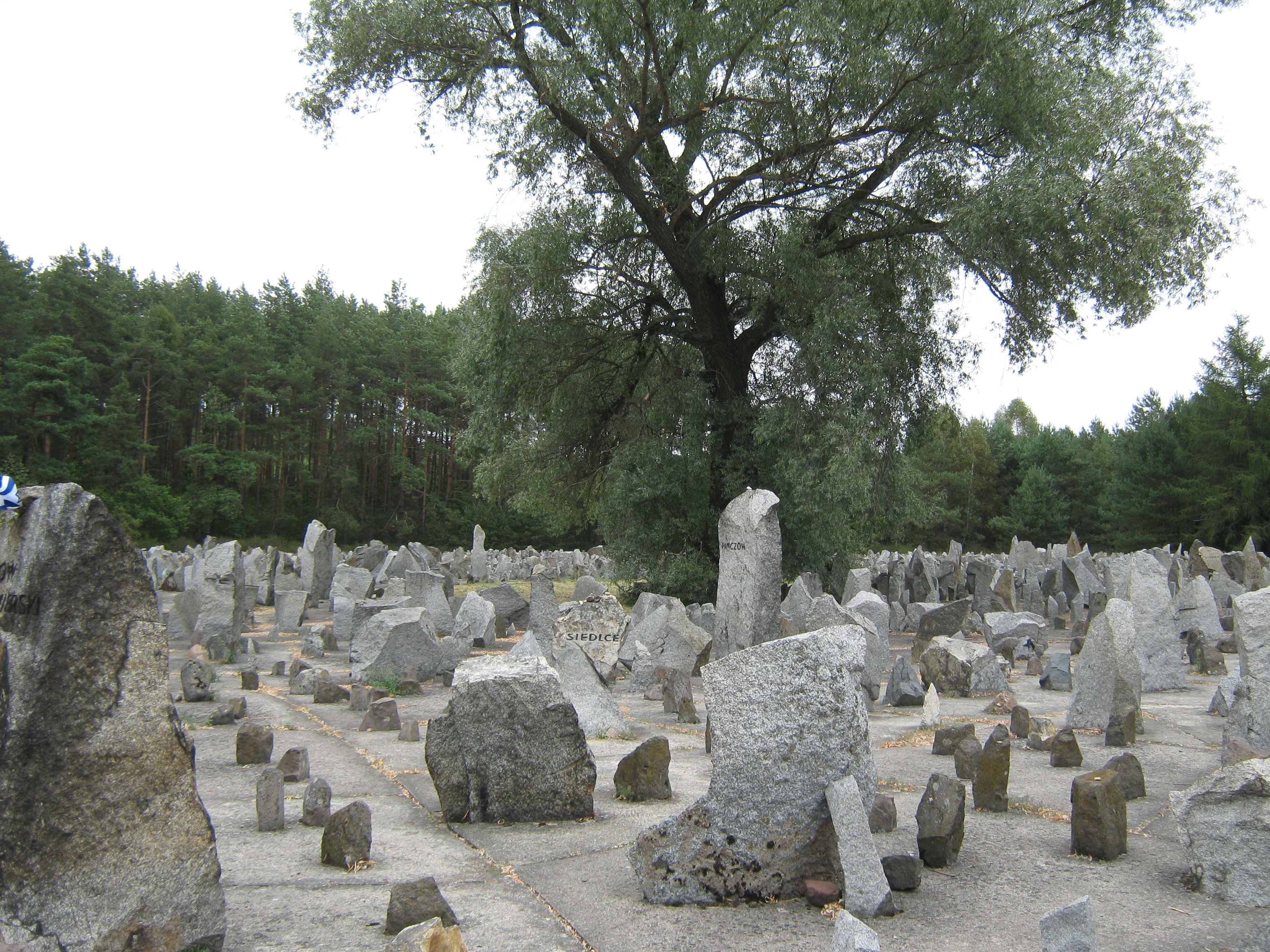 Symbolischer Friedhof in der Gedenkstätte Treblinka
