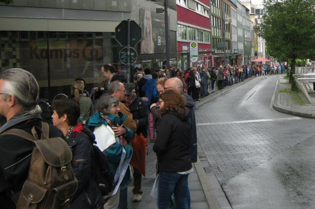Menschenkette in Bochum am 18. Juni 2016.